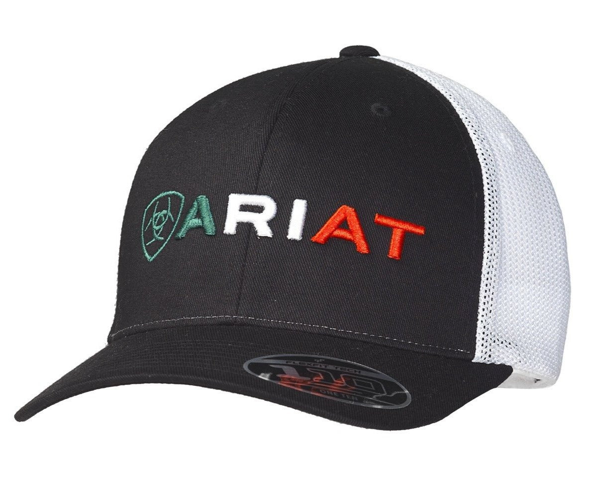 Ariat Black Mexican Flag 110 Cap