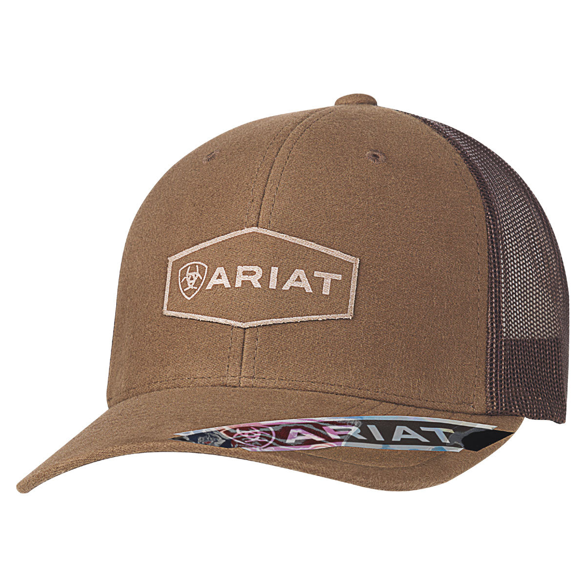 Ariat Brown Patch Meshback Cap