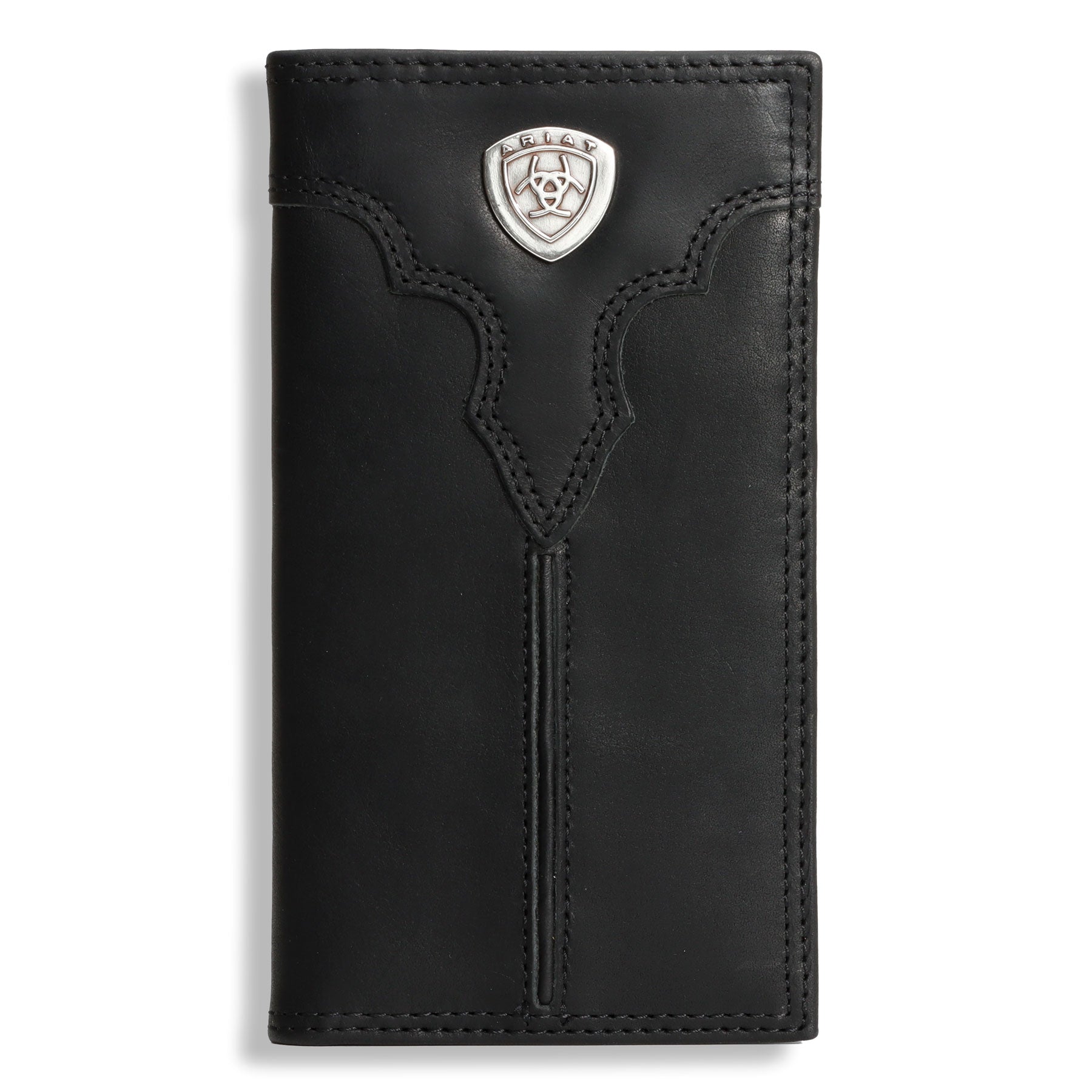 Ariat Black Center Bump Rodeo Wallet