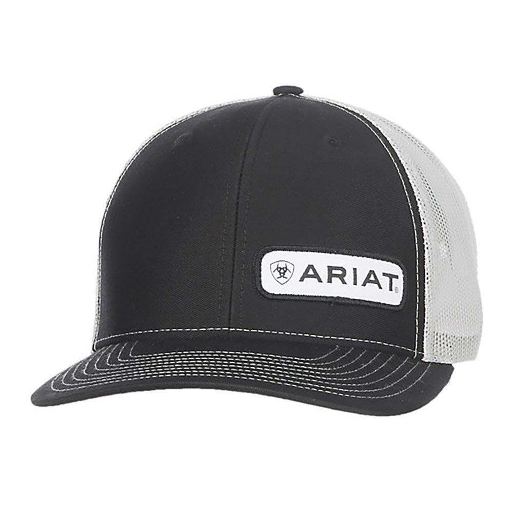 Ariat Black Offset Patch Cap
