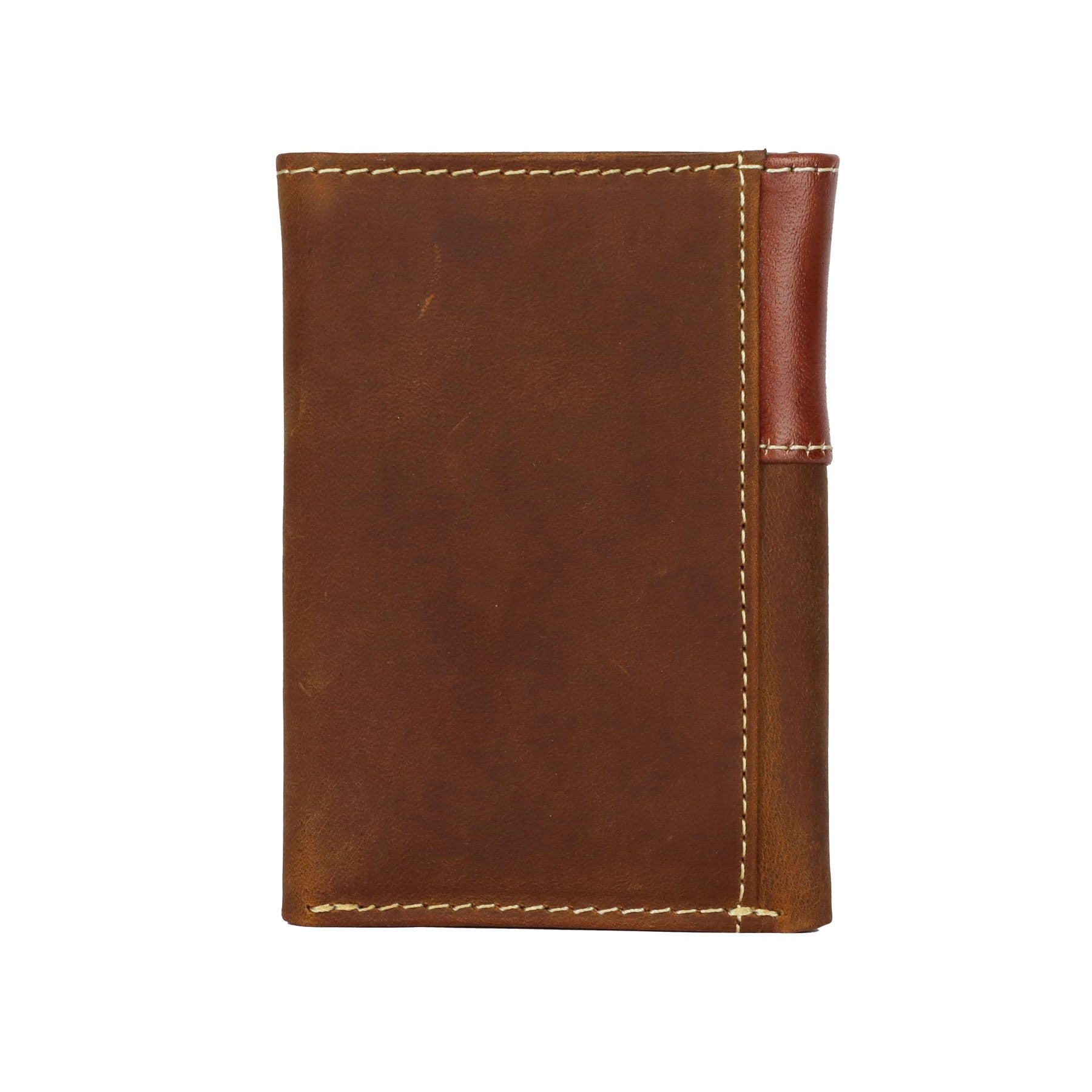 Ariat Med Brown Concho Trifold Wallet