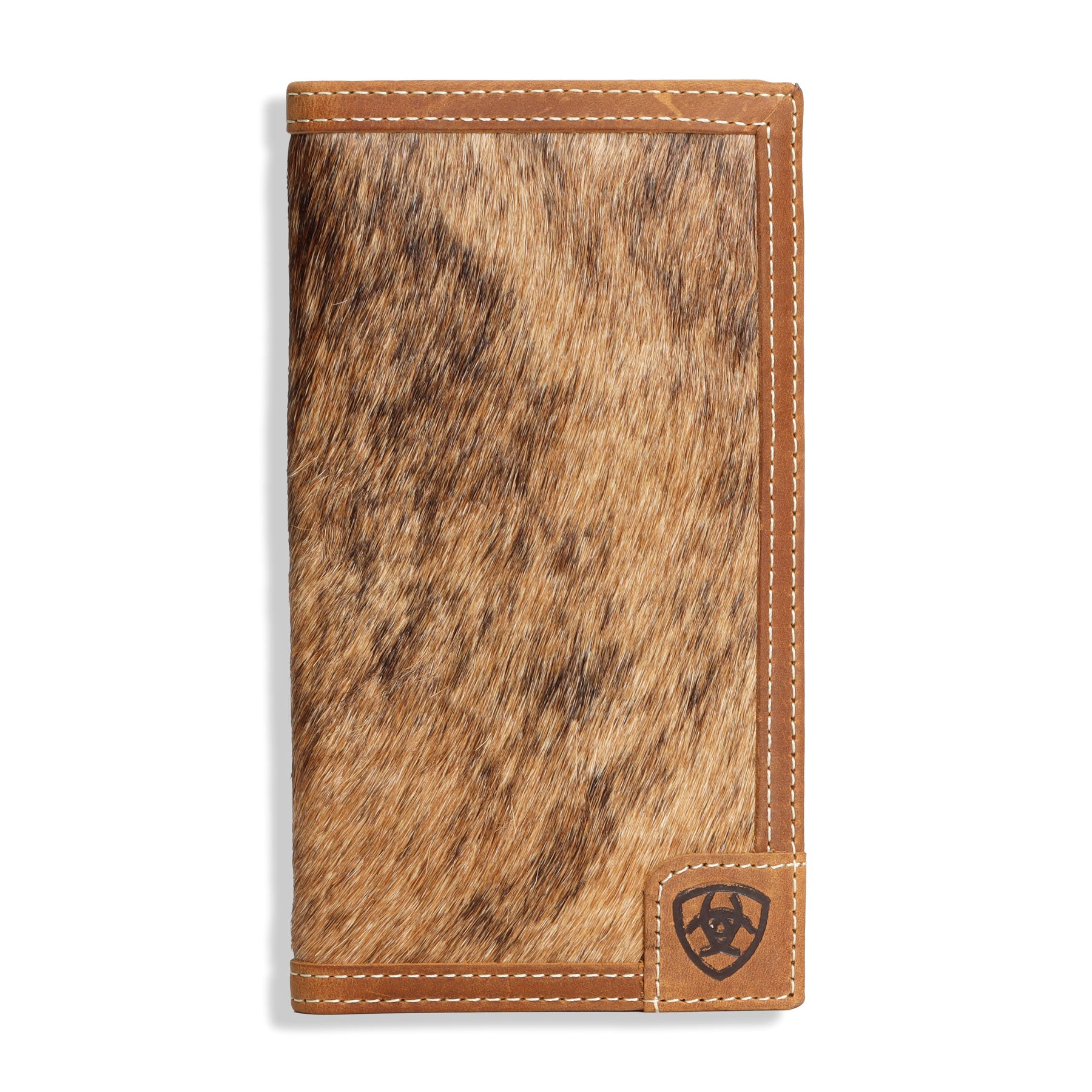 Ariat Calf Hair Medium Brown Rodeo Wallet