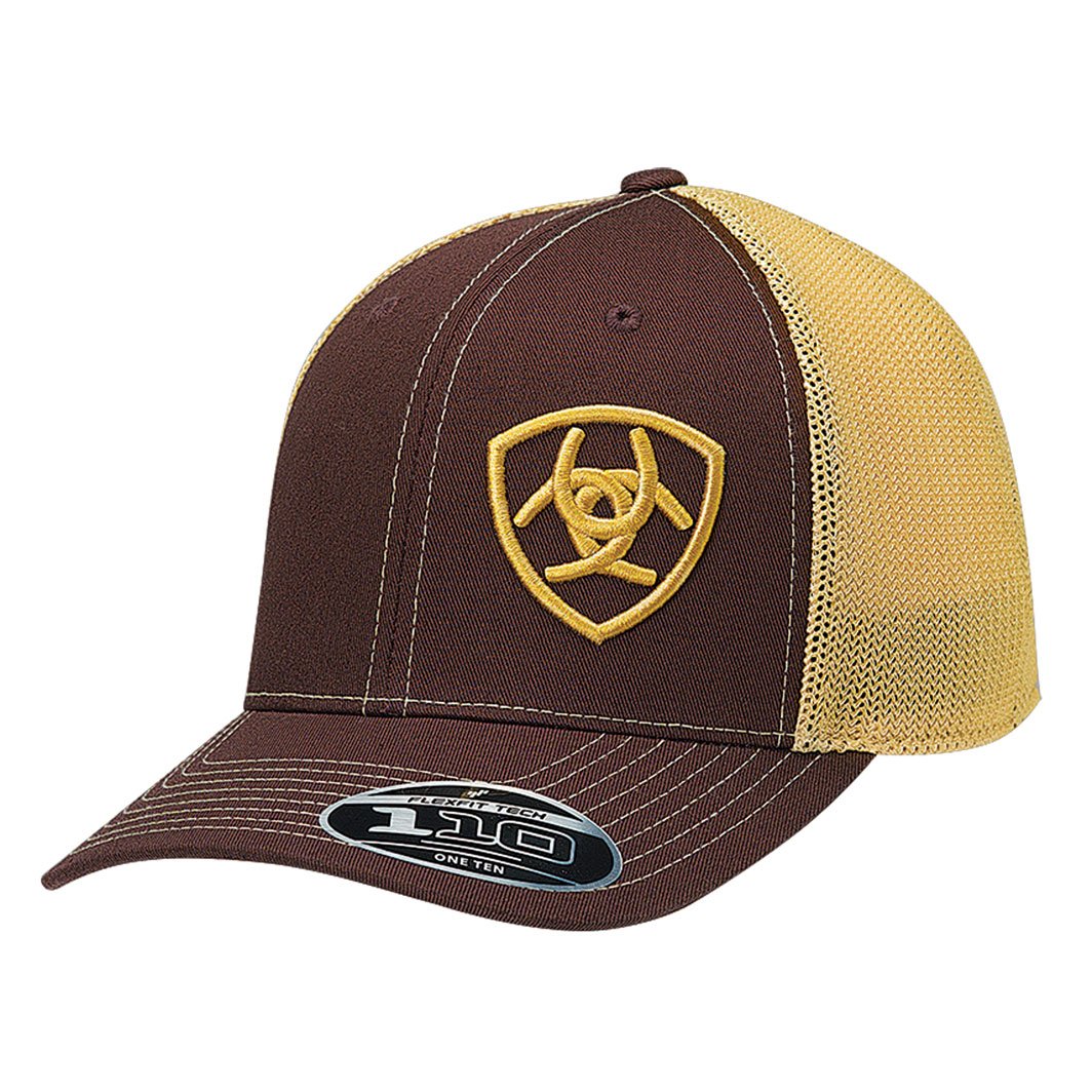 Ariat Brown Offset Shield Cap