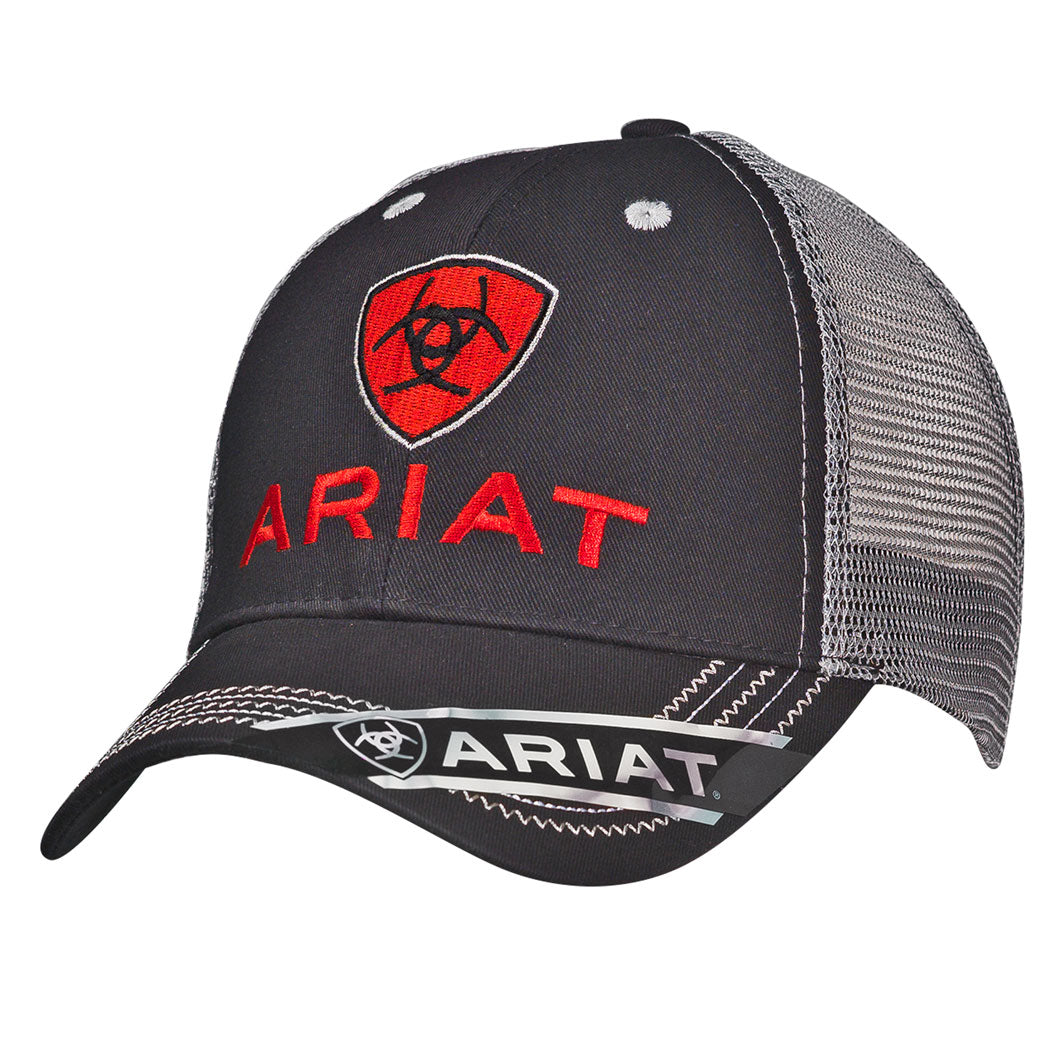 Ariat Black Zig Zag Trucker Cap