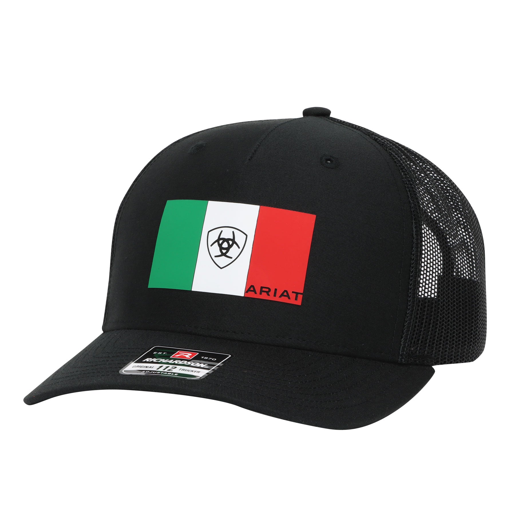 Ariat Black Mexico Flag Cap