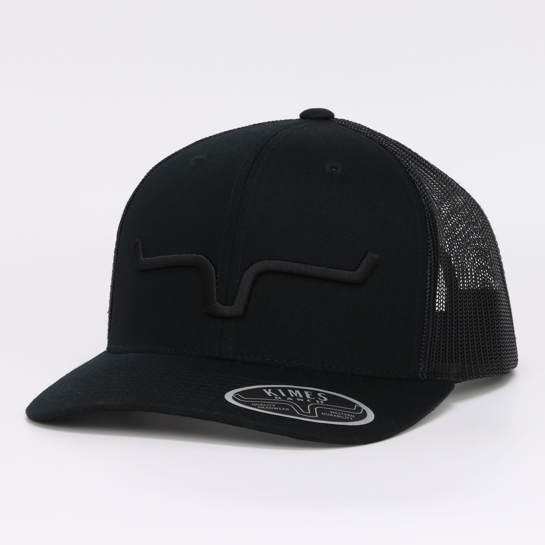 Kimes Ranch Weekly Trucker Black Cap