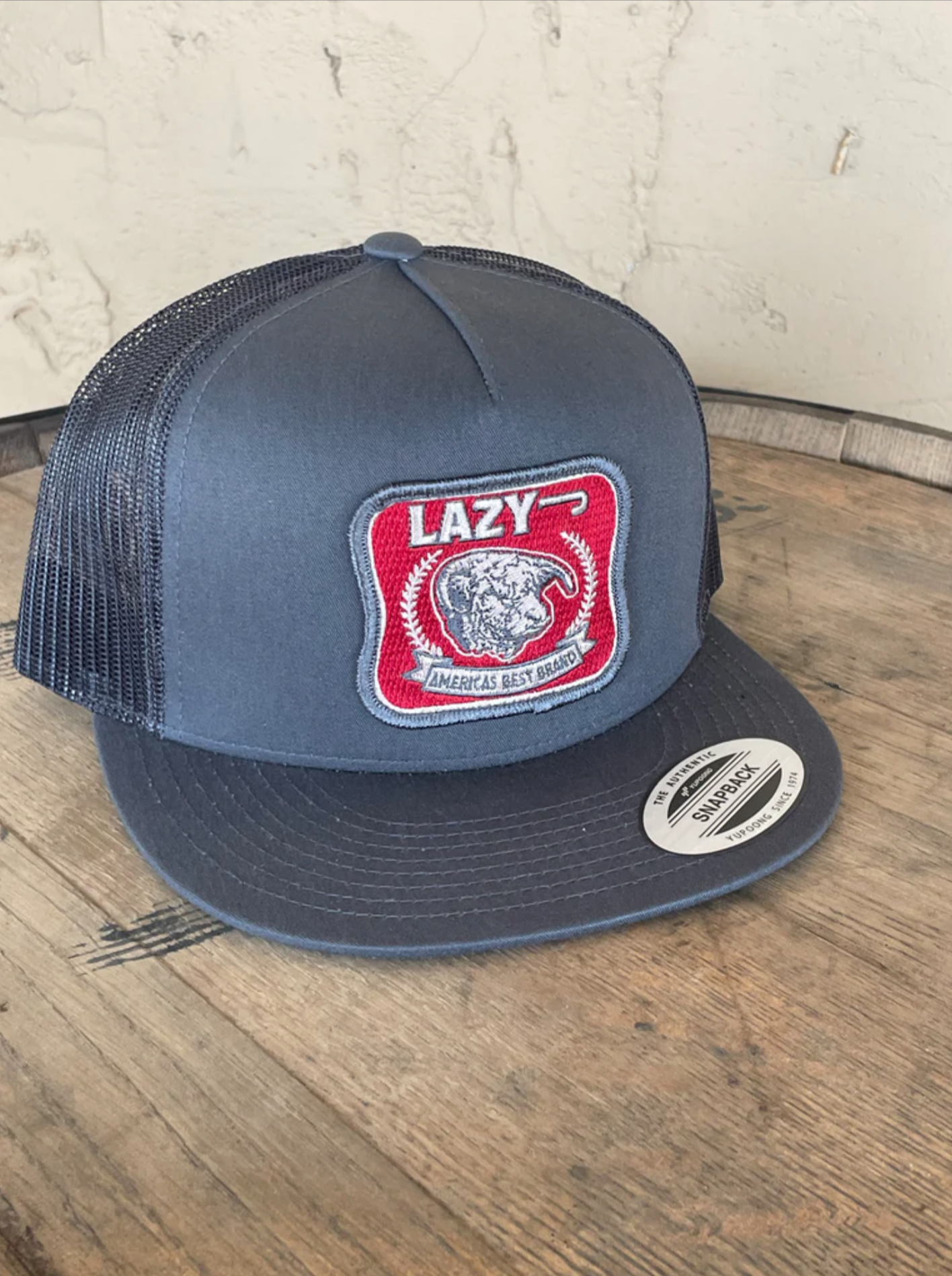 Lazy J Ranch Wear Grey & Grey America's Best Cap