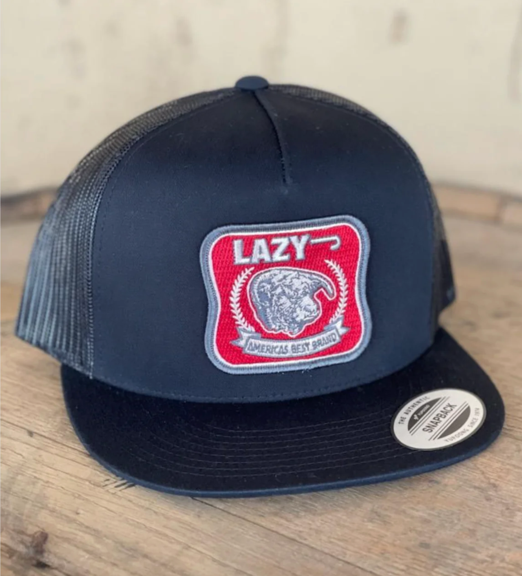 Lazy J Ranch Wear Black America's Best Cap