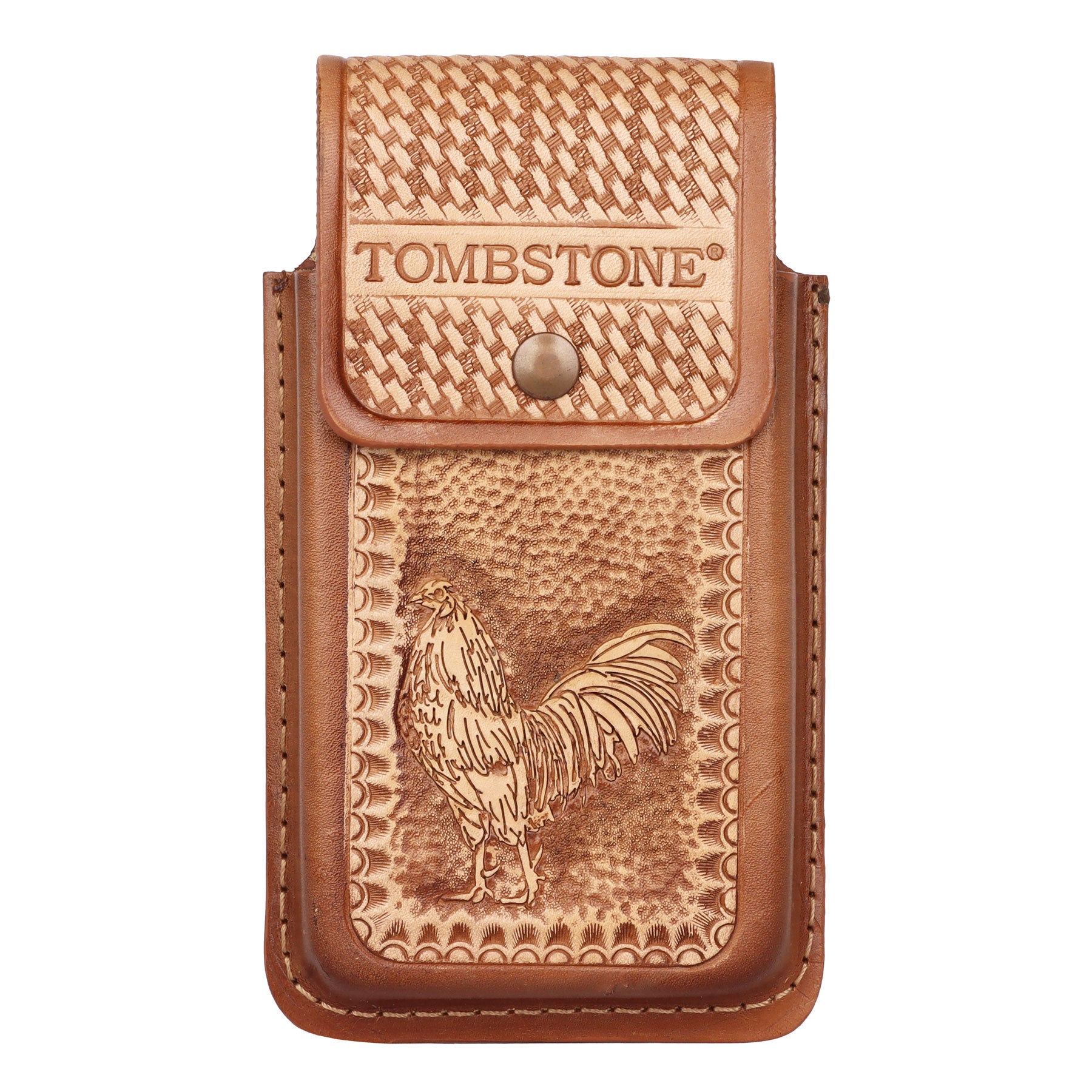 Tombstone Tan Gallo Tooled Phone Case