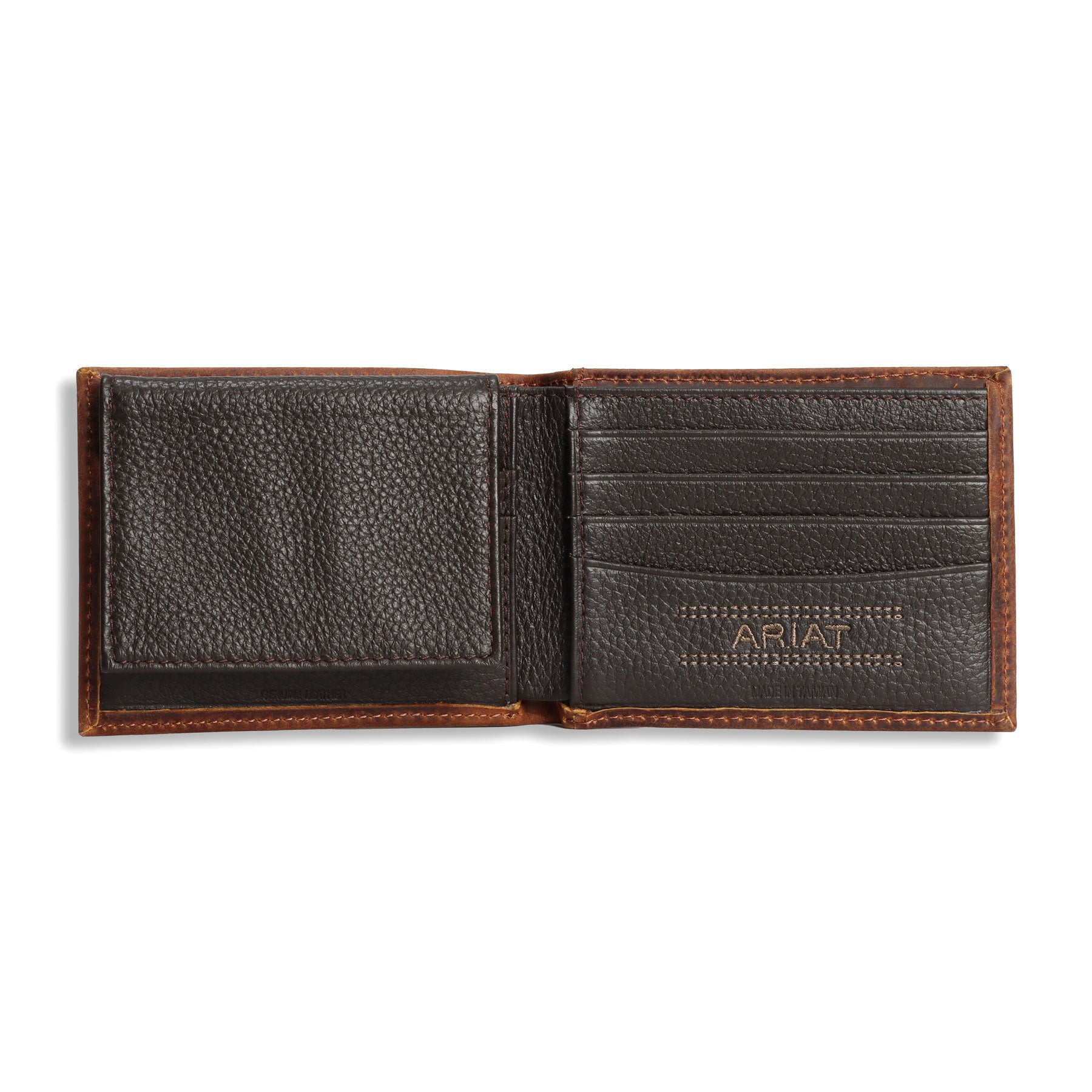 Ariat Brown Flag Bifold Wallet