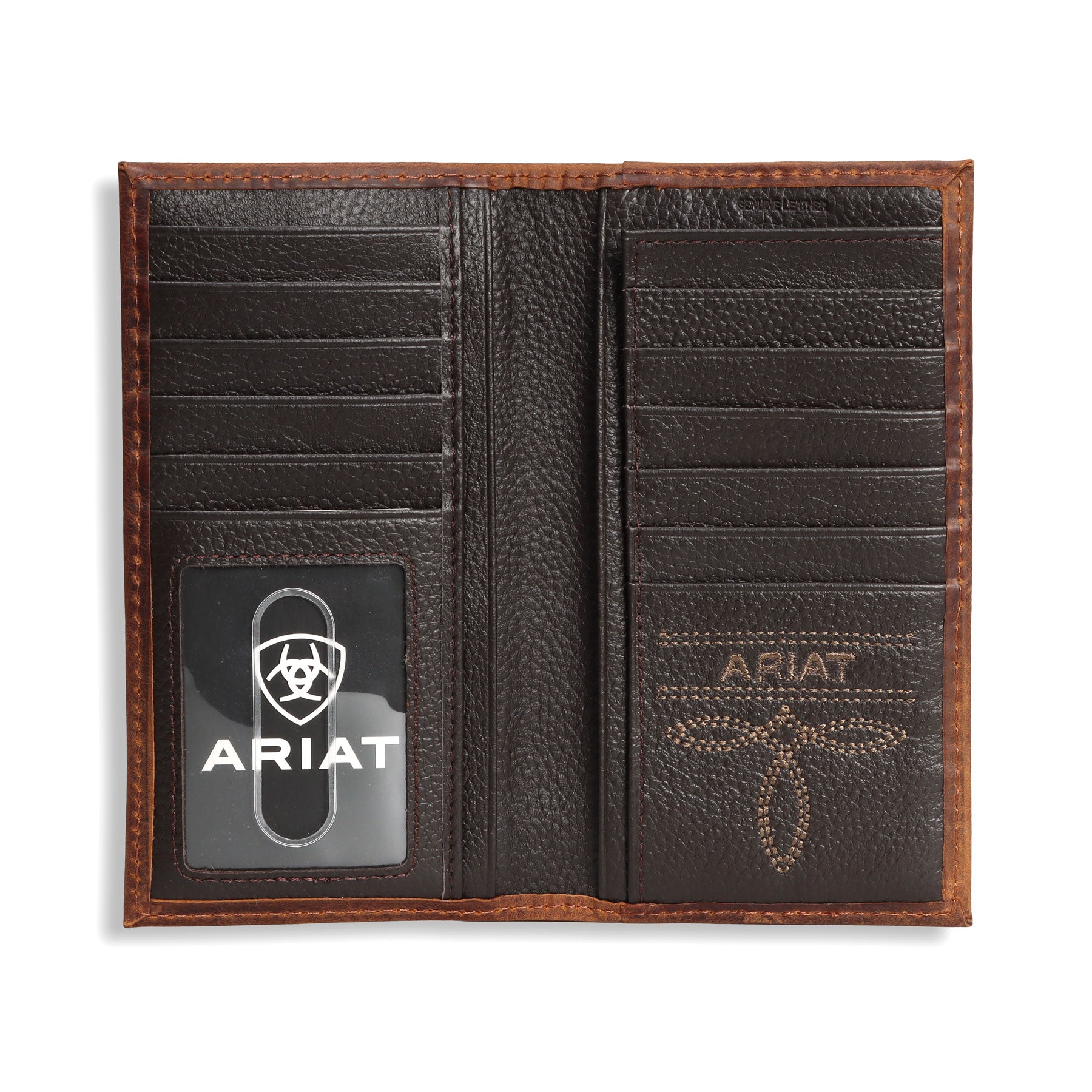 Ariat Brown Flag Rodeo Wallet