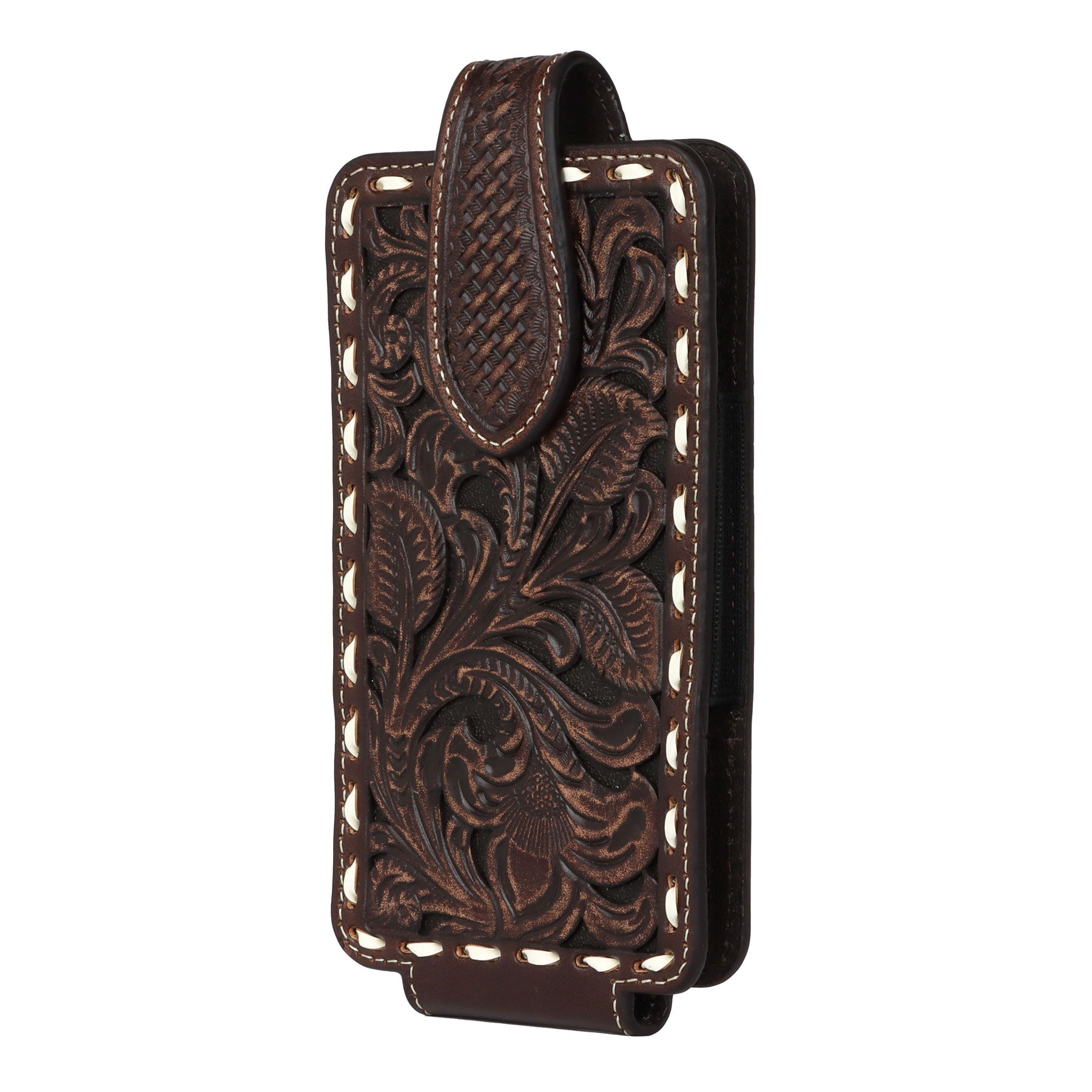 Ariat Brown Large Embossed Phone Case