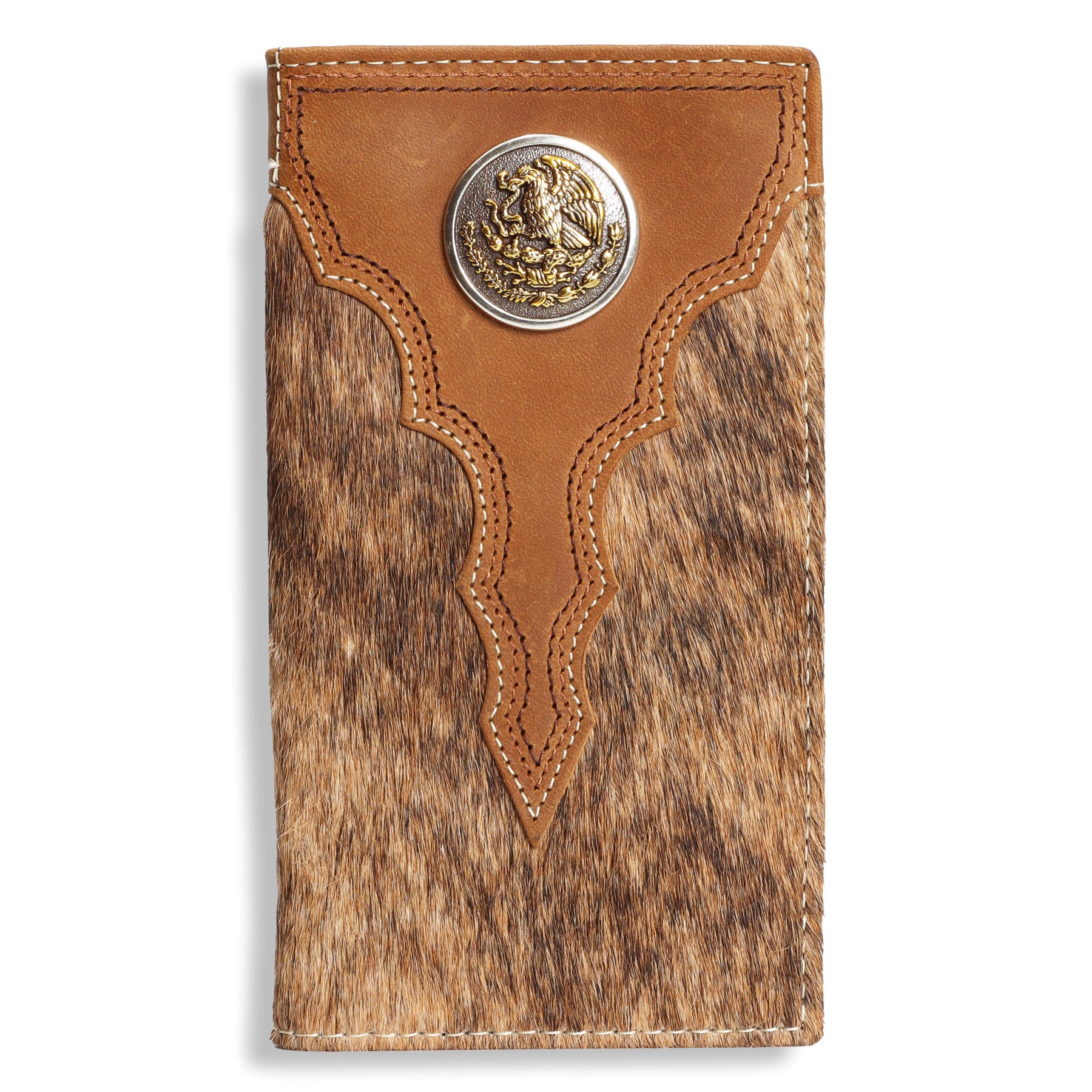 Ariat Calf Hair Mexican Eagle Rodeo Wallet