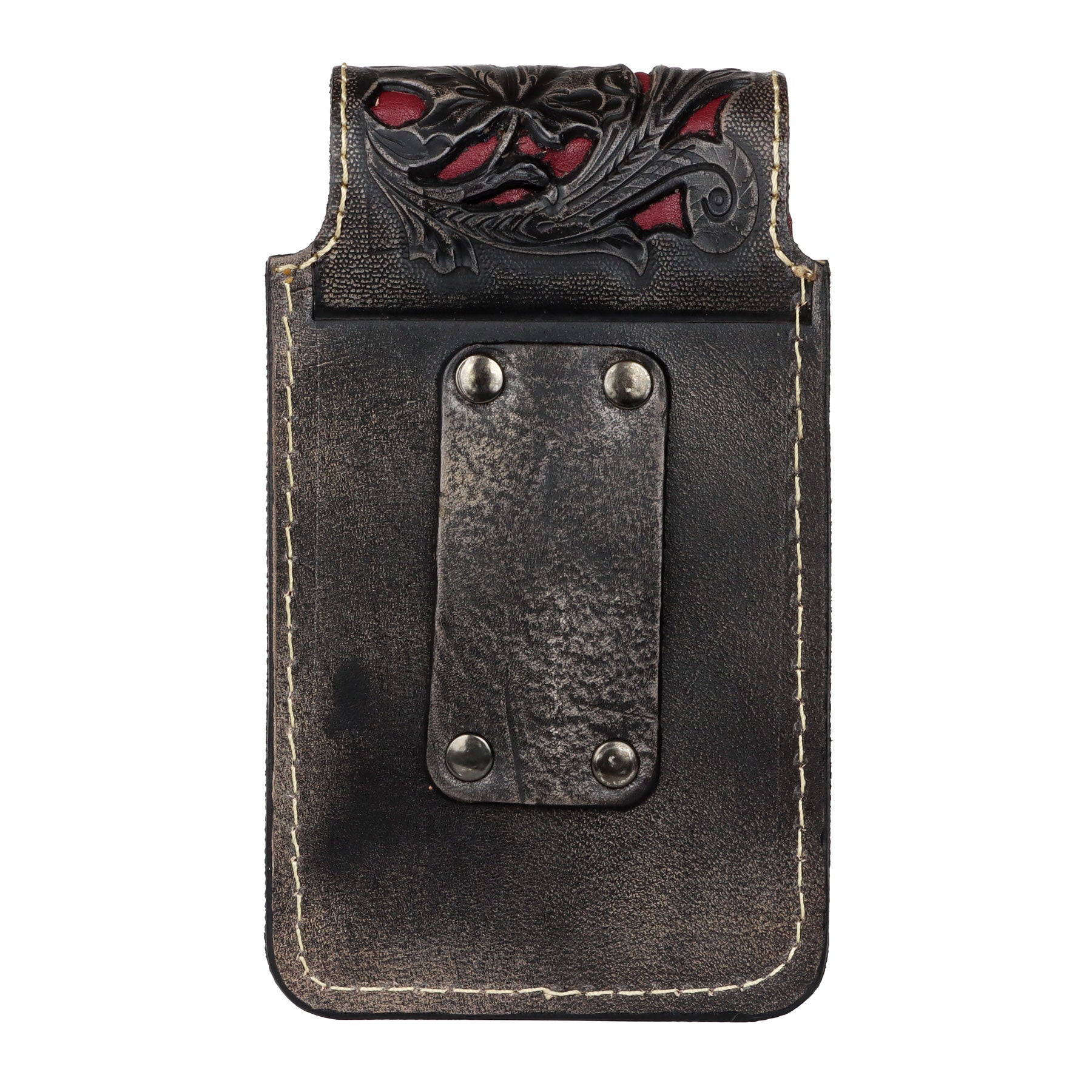 Tombstone Black Floral Tooled Phone Case